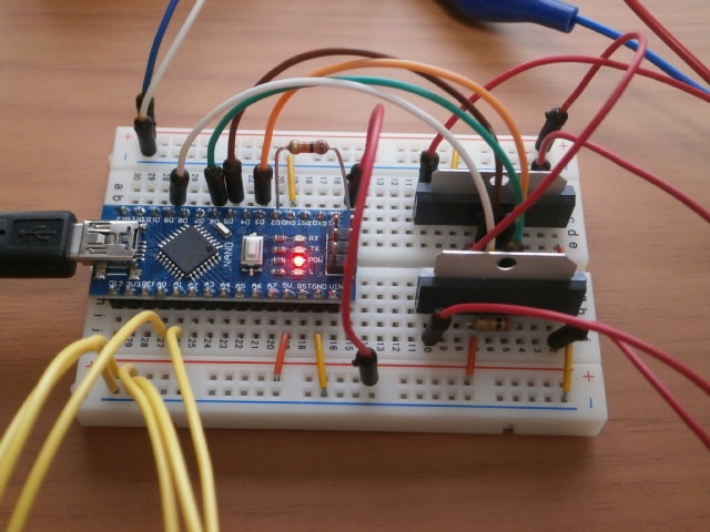 ArduinoマイコンでPWM制御を使った自作卓球マシンの製作