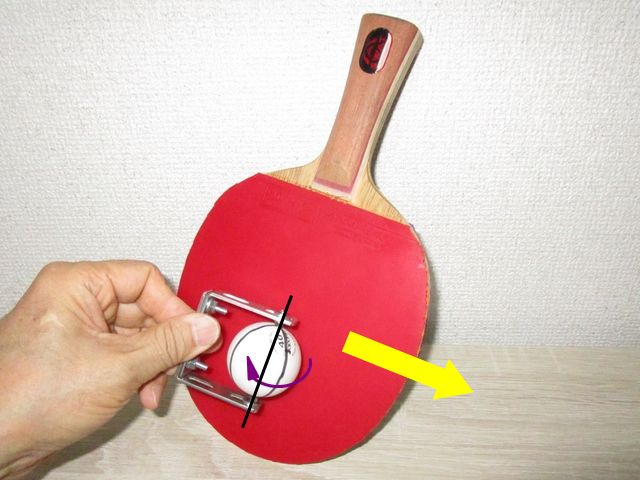 卓球ボール回転イメージ治具の製作
