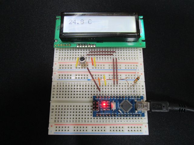 Arduinoを使った自作体温計